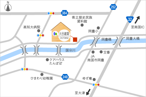 大谷建築 事務所・工場map